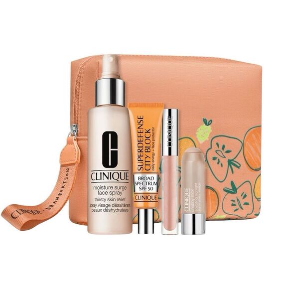 Clinique Summer Day Essentials Set Fresh Glowing Summer Look Skin Makeup Mix Lot - Picture 1 of 2